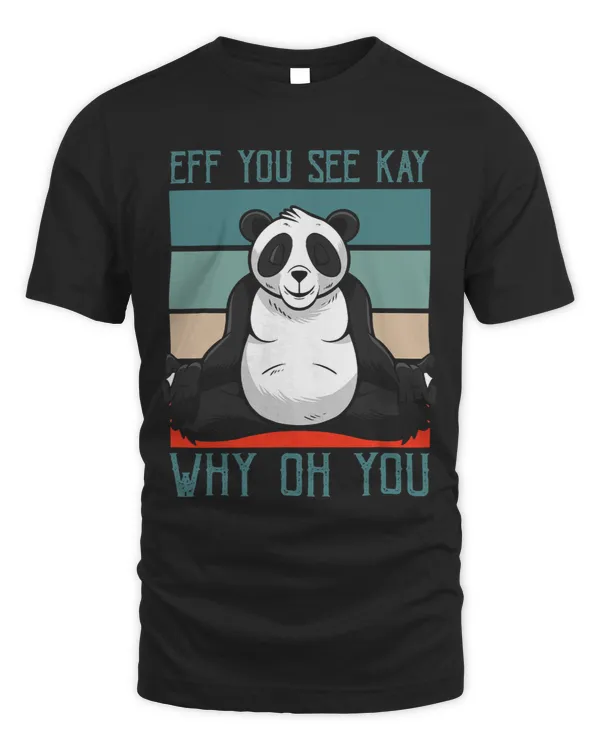 Eff You See Kay Why Oh You Yoga Workout Panda