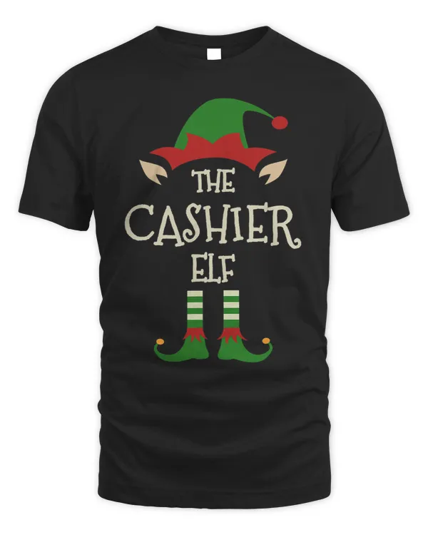 Cashiers Elf Funny Family Christmas Matching Group Xmas
