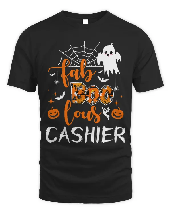 Cashiers Fab Boo Lous Cashier Funny Boo Ghost Halloween Spooky