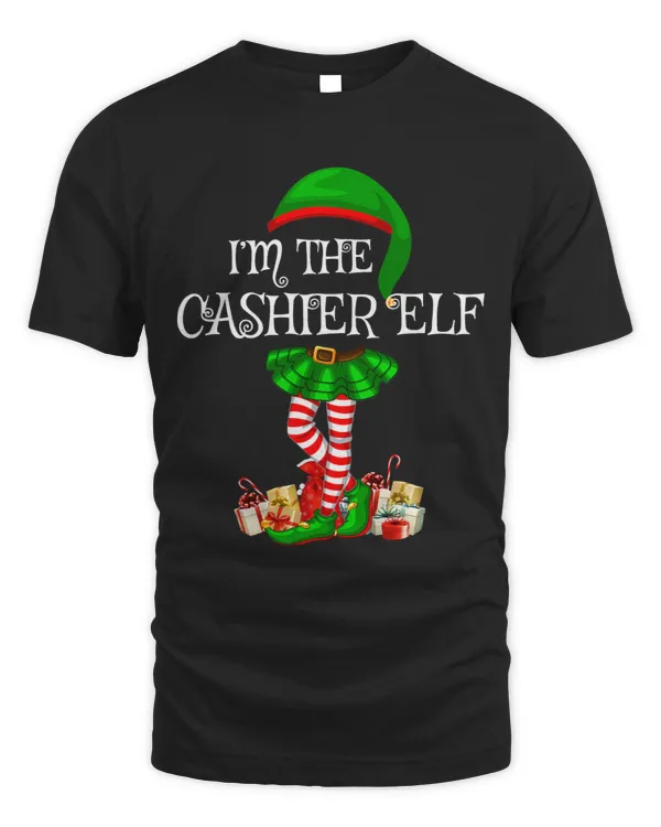 Cashiers Family Matching Women Girls The Cashier Elf Christmas