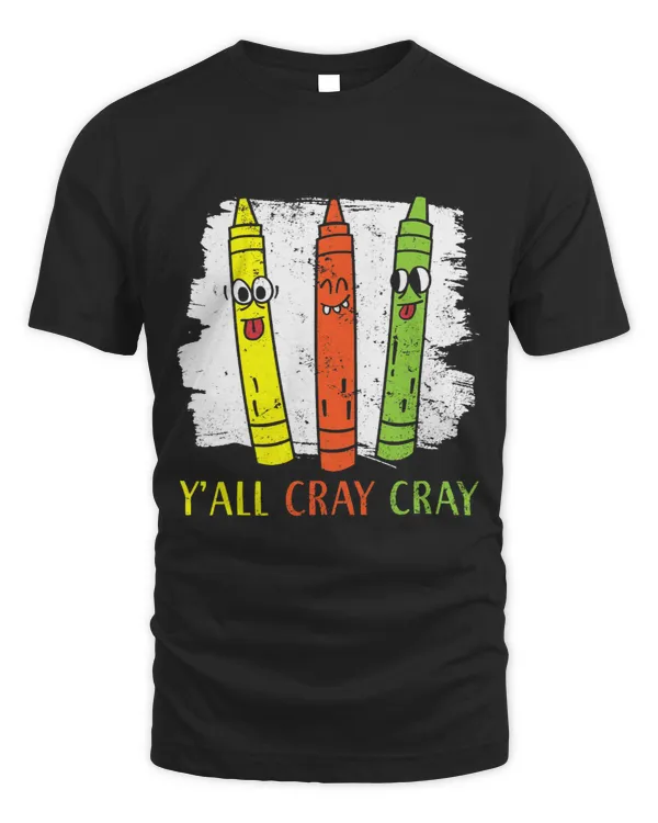 Yall Cray Cray Crayon Coloring Artistic Drawing Color 1