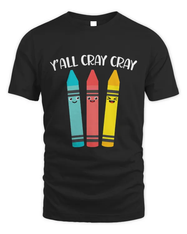Yall Cray Cray Crayon Coloring Artistic Drawing Color