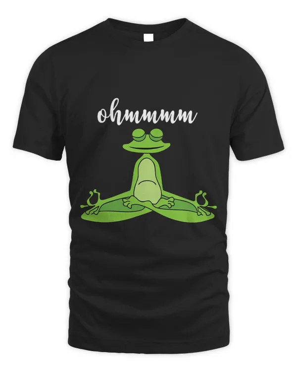 Ohmmm Yoga Frog Funny Meditation Relaxation Frogs