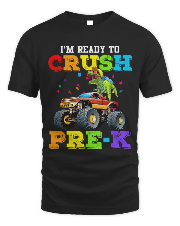Im Ready To Crush PREK Monster Truck Dinosaur TRex