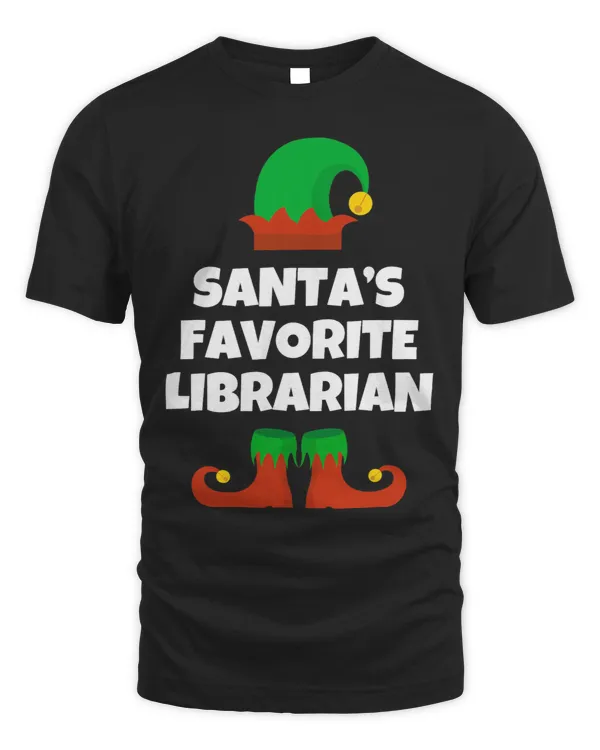 Librarian Job Santas Favorite Librarian Christmas Gift Funny Library