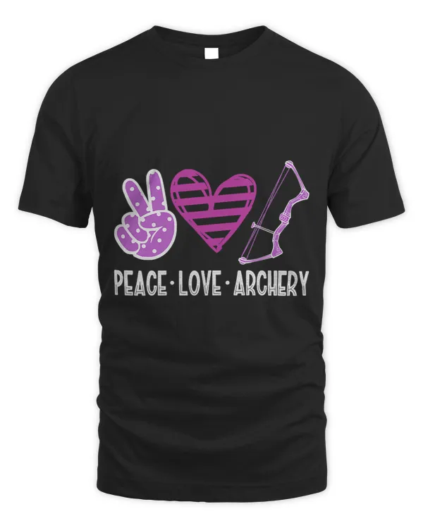 Archery Bow Womens PEACE LOVE ARCHERY Bow Arrow Shooting Teen Girls Women 1