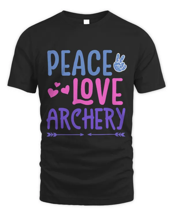 Archery Bow Womens PEACE LOVE ARCHERY Bow Arrow Shooting Teen Girls Women