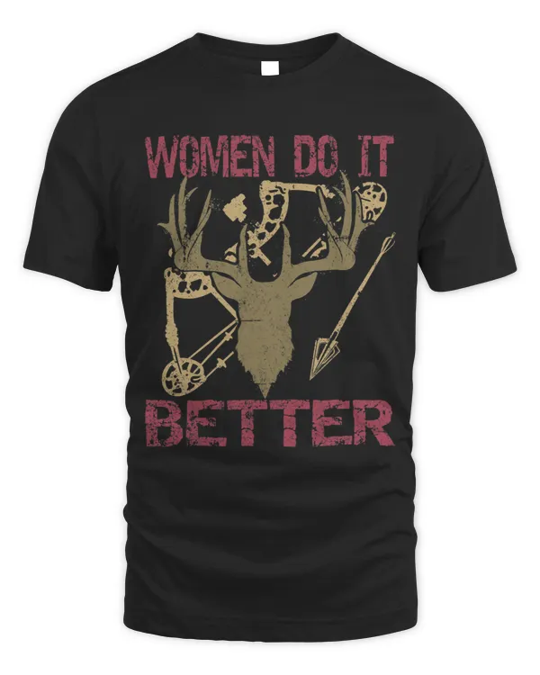 Archery Bow Womens Women Do It Better Archery Archer Women Bow Hunting Camo