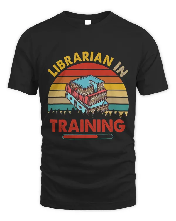 Librarian Job Vintage Retro Librarian In Training Costume Proud Future Job