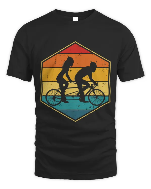 Cycling Cycle Tandem Bicycle Vintage Cyclist Couple Two Person Bike Biking