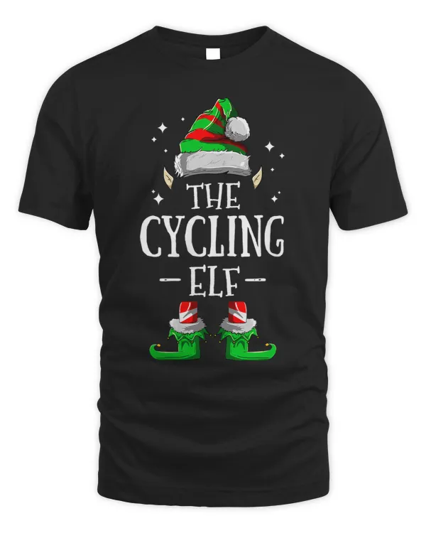 Cycling Cycle The Cycling Elf Matching Family Group Christmas Pajama