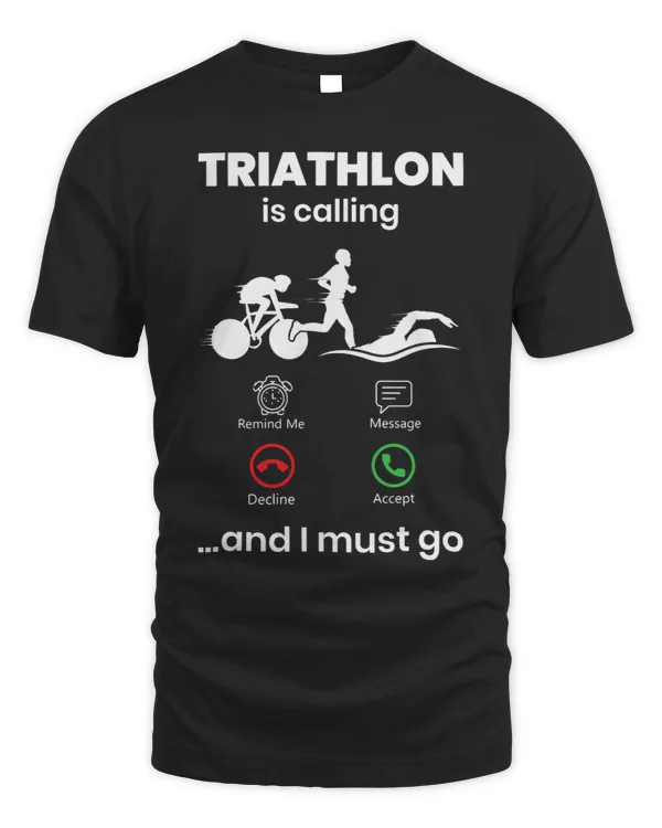 Cycling Cycle Triathlon Is Calling Triathlete Biking Swimming Running