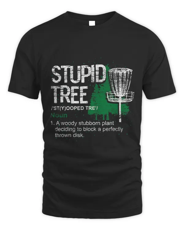 Discgolf Definition Stupid Tree Funny Disc Golf Player Gift Disc Golf