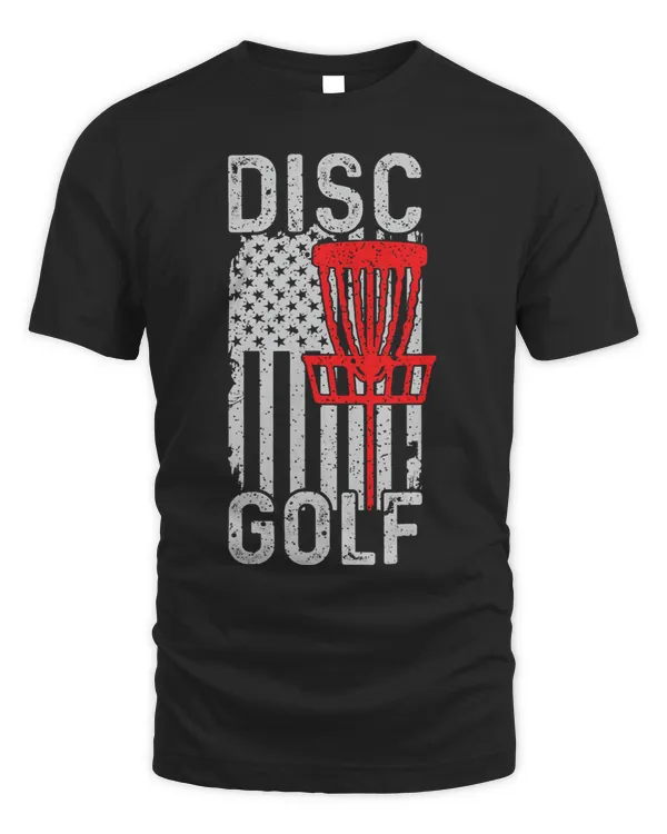 Discgolf Disc Golf American Flag Frisbee Golf Player