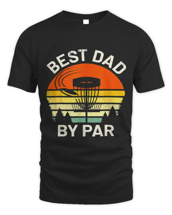 Discgolf Disc Golf Best Dad By Par Fathers Day Disk Frisbee Vintage