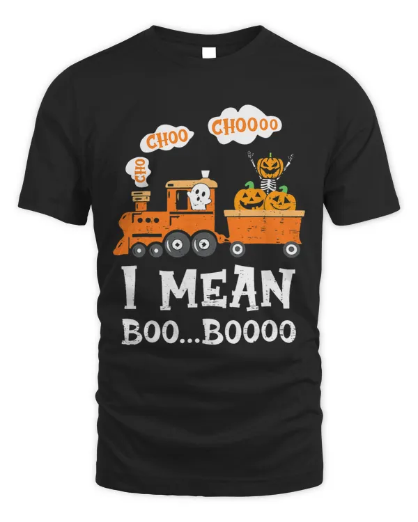 Halloween Train Choo I Mean Boo Ghost Pumpkin Toddler Kids