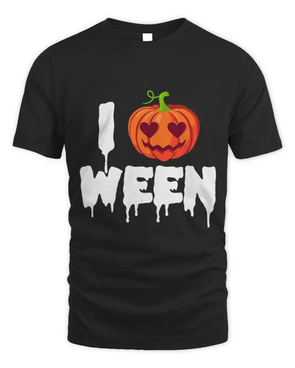 I Pumpkin Ween Funny Halloween Joke Quote Men Women Kids