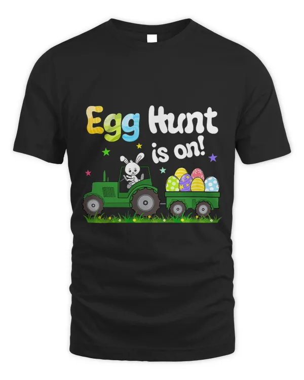 Egg Hunt Is On Tractor Easter Bunny Eggs Boys Kids Toddler23