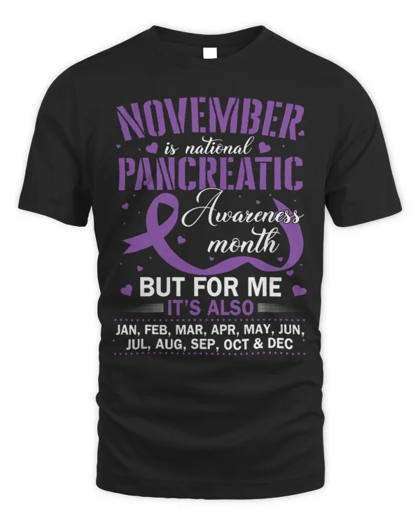 Purple Ribbon But For Me Its Also Pancreatic Awareness Day