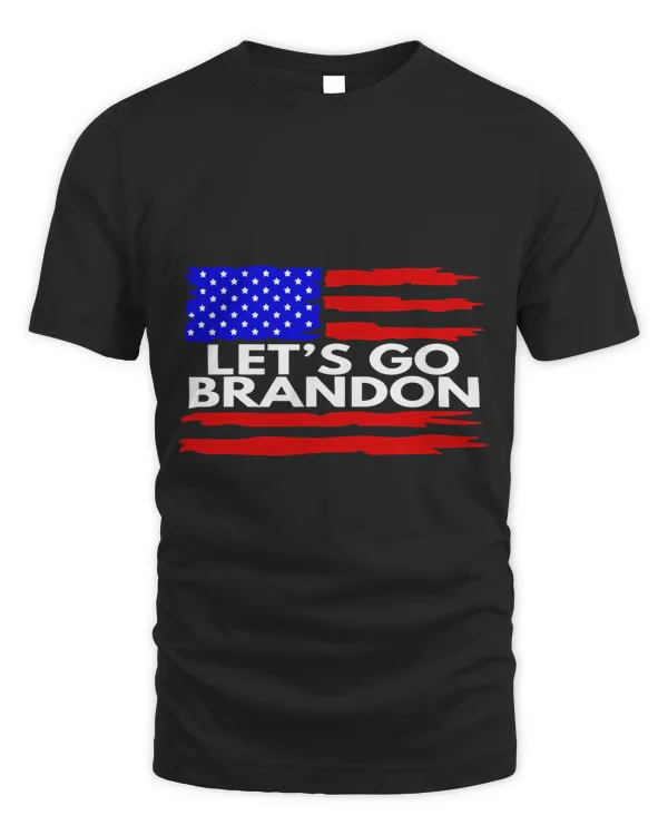 Lets Go Brandon Funny Joe Biden Chant Anti Liberal USA Flag