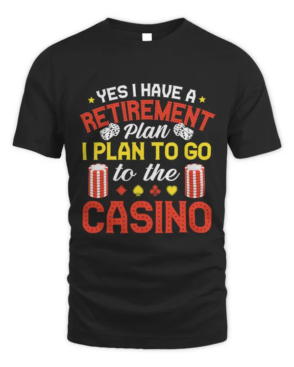 Retirement Plan Funny Casino Gambling Poker Dealer Gift