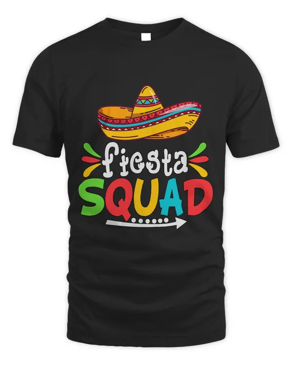 Womens Cinco De Mayo Shirt Lets Fiesta Squad Mexican Mamacita Funny