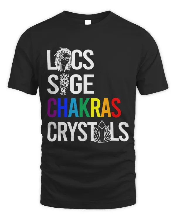 Locd Sage Chakras Crystal Drealock Black Woman Pride