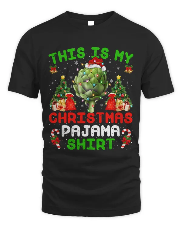 This Is My Christmas Pajama Shirt Artichoke Christmas