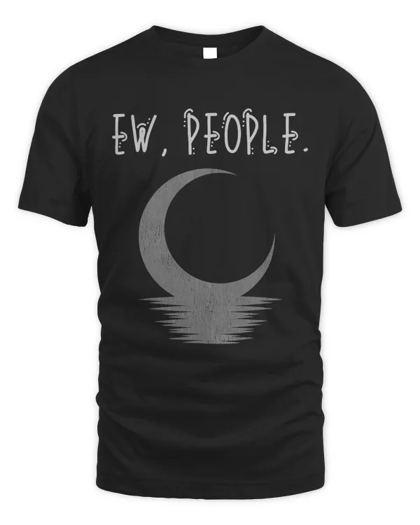 Ew People Silver Moon Water Reflection Distressed 1