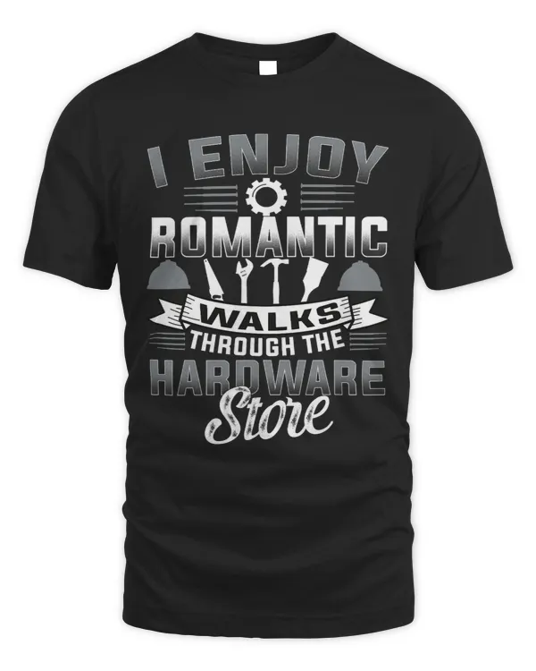 Mechanic Car Guy Romantic Walks Through The Hardware Store
