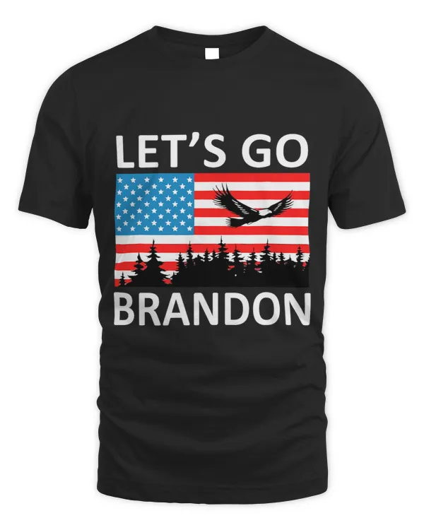 Mens American Flag Biden Chant Impeach Let’s Go Brandon