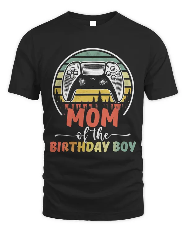 Mom of the Birthday Boy Video Gamer Matching Family
