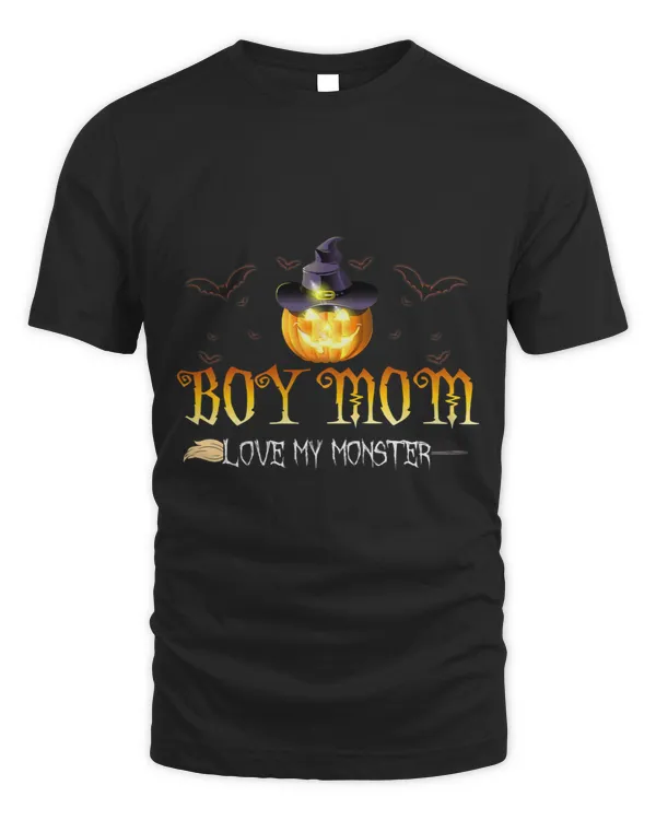 Boy Mom Love My Monster Halloween