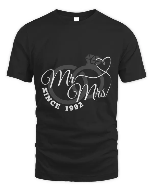 Mr 2Mrs Since 1992 231st Wedding Anniversary Matching