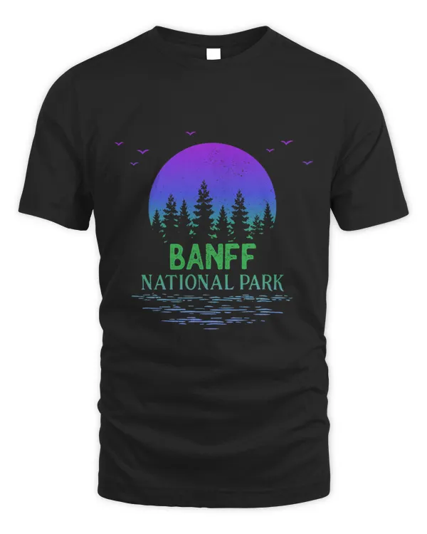 Banff National Park Alberta Canada Moon Lake Trees Souvenir