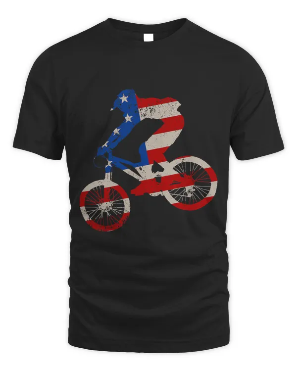 Usa BMX Vintage Gifts American Flag Men Women Kids