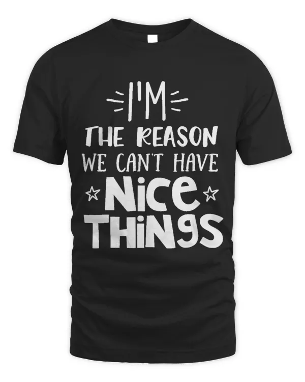 The Reason we cant have Nice Things T Shirt Clumsy Tee