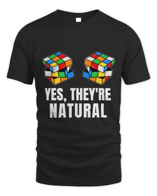 Yes Theyre Natural Matching Cube Puzzle Game Player Funny