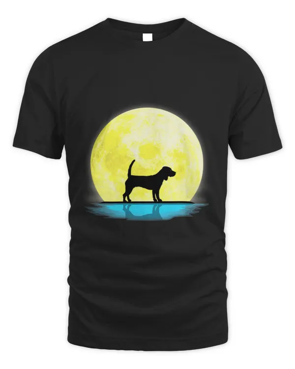 Beagle Dog Lovers Full Moon Light