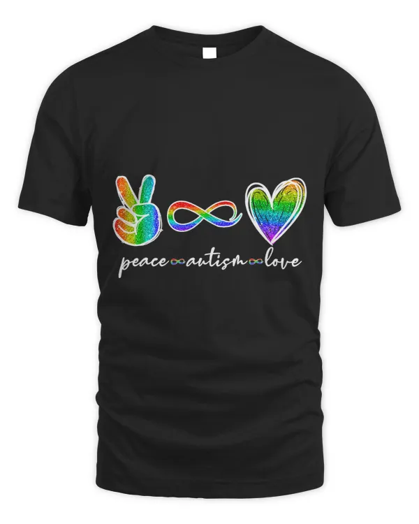 Peace Autism Love Infinity Symbol Autism Awareness