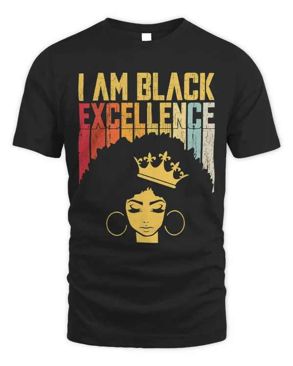 Retro Vintage Black Excellence African Pride History Month