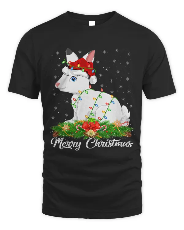 Arctic Hare Lover Matching Santa Hat Arctic Hare Christmas