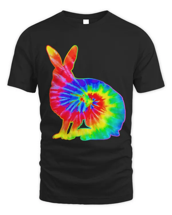Arctic Hare Tie Dye Rainbow