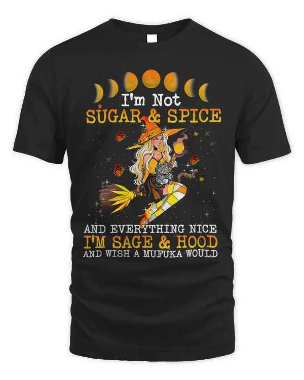 Womens Im Not Sugar And Spice And Everything Nice Im Sage Hood VNeck