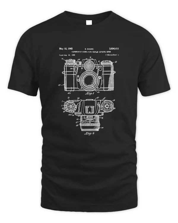 Photography Lover Gift Camera Patent Schematic