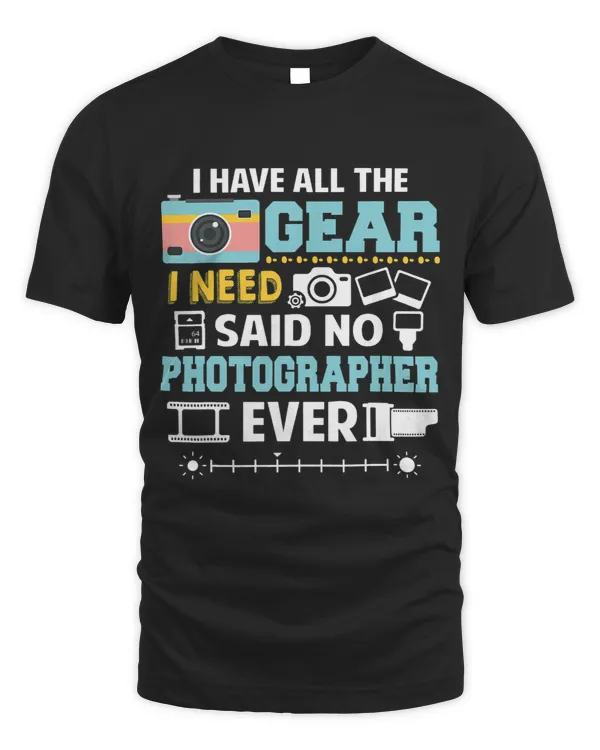 Photography Lover Gift Tee Shirt Funny Camera Photographer