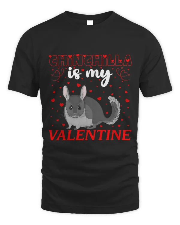 Chinchilla Is My Valentine Love Hearts Chinchilla Valentine