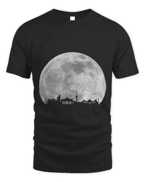 Berlin Skyline Moon Germany German Souvenir Vintage Berlin