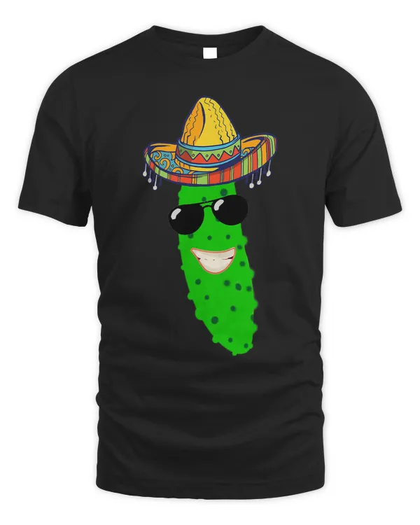 Pickle Sombrero Costume Funny Mexican Cucumber Gherkins Dill