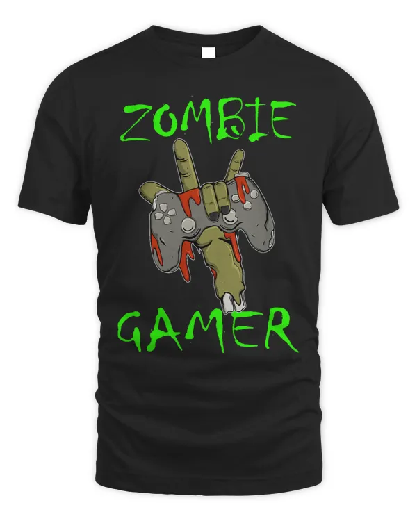 Zombie Gamer Boys Halloween Zombies Video Games Kids Funny